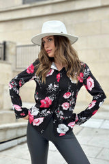 Black & Pink Women Shirt