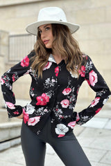 Black & Pink Women Shirt