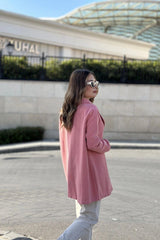 Pink Women Coat