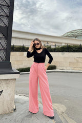 Pink Women Pants