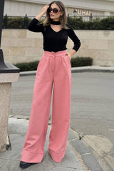 Pink Women Pants