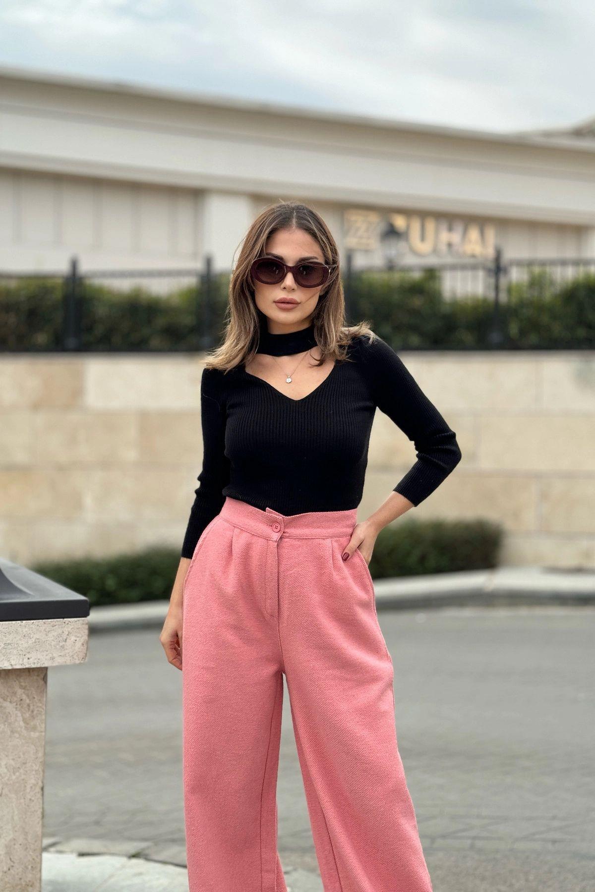 Pink Women Pants
