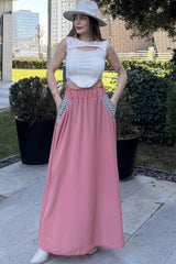 Pink Women Skirt