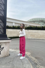 Pink Women Pants
