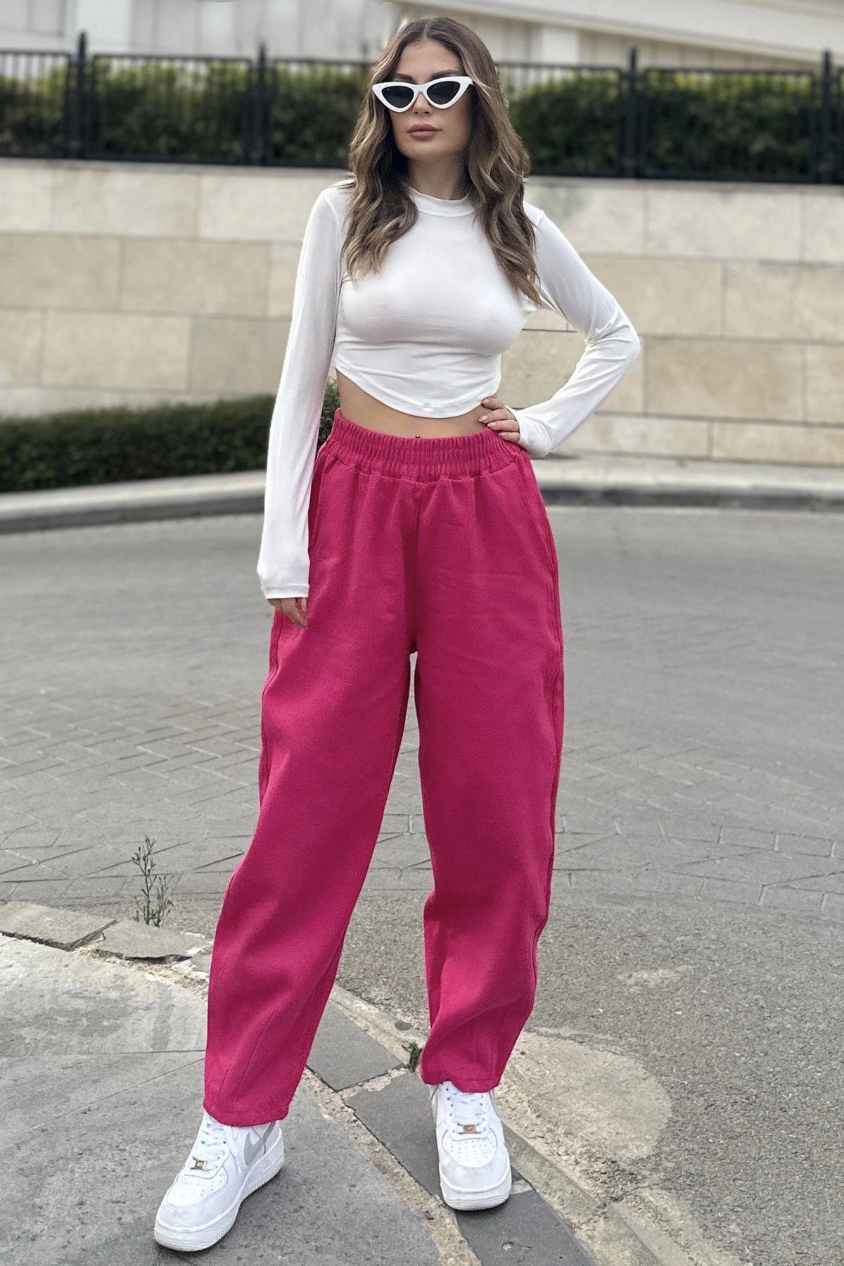 Pink Women Pants