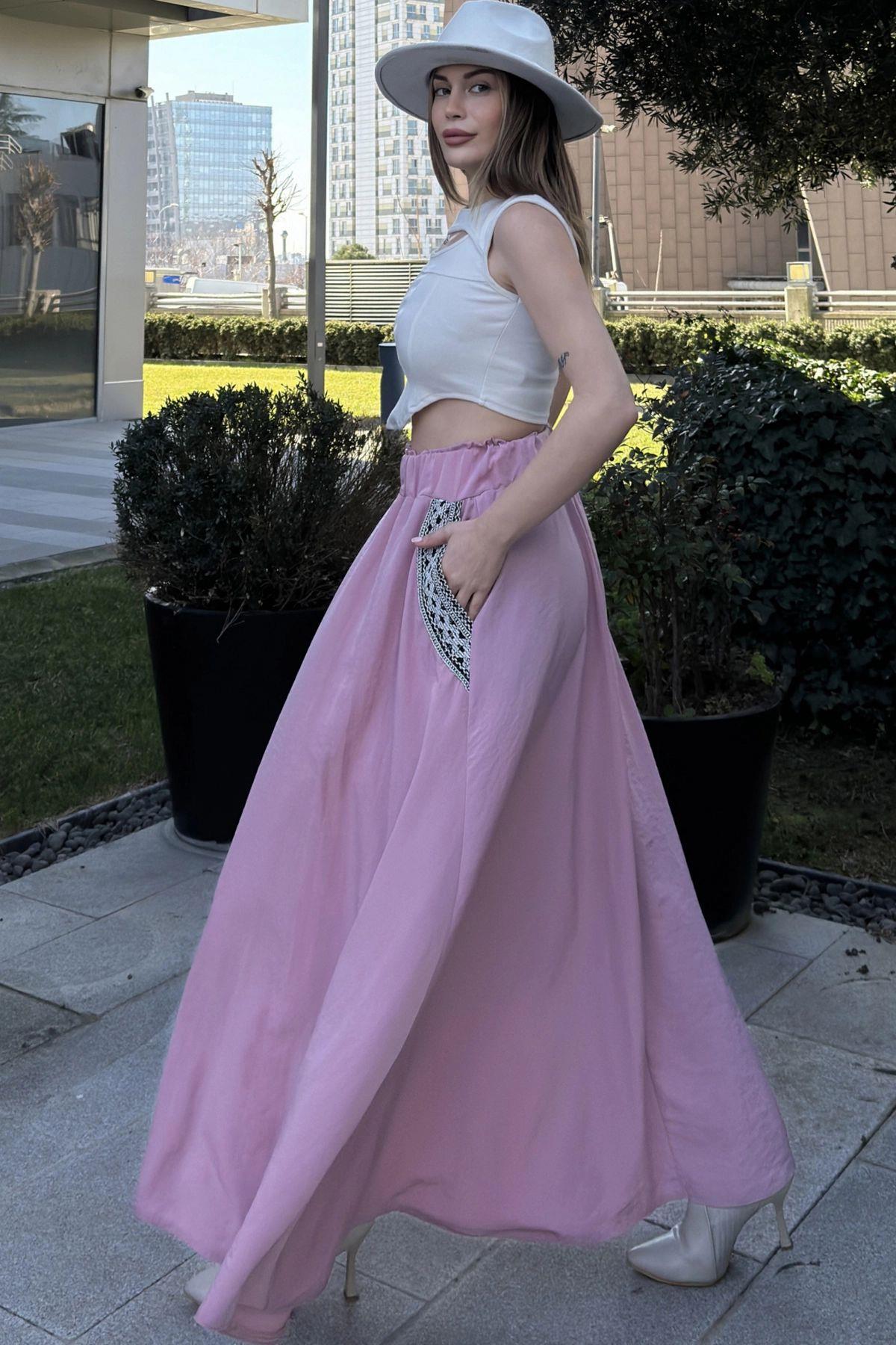 Dried Rose Women Skirt