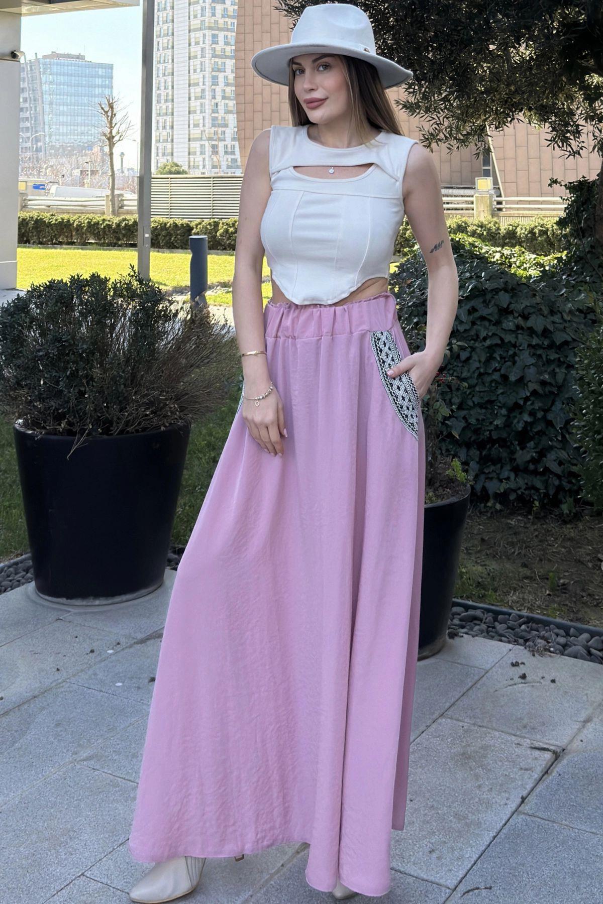 Dried Rose Women Skirt