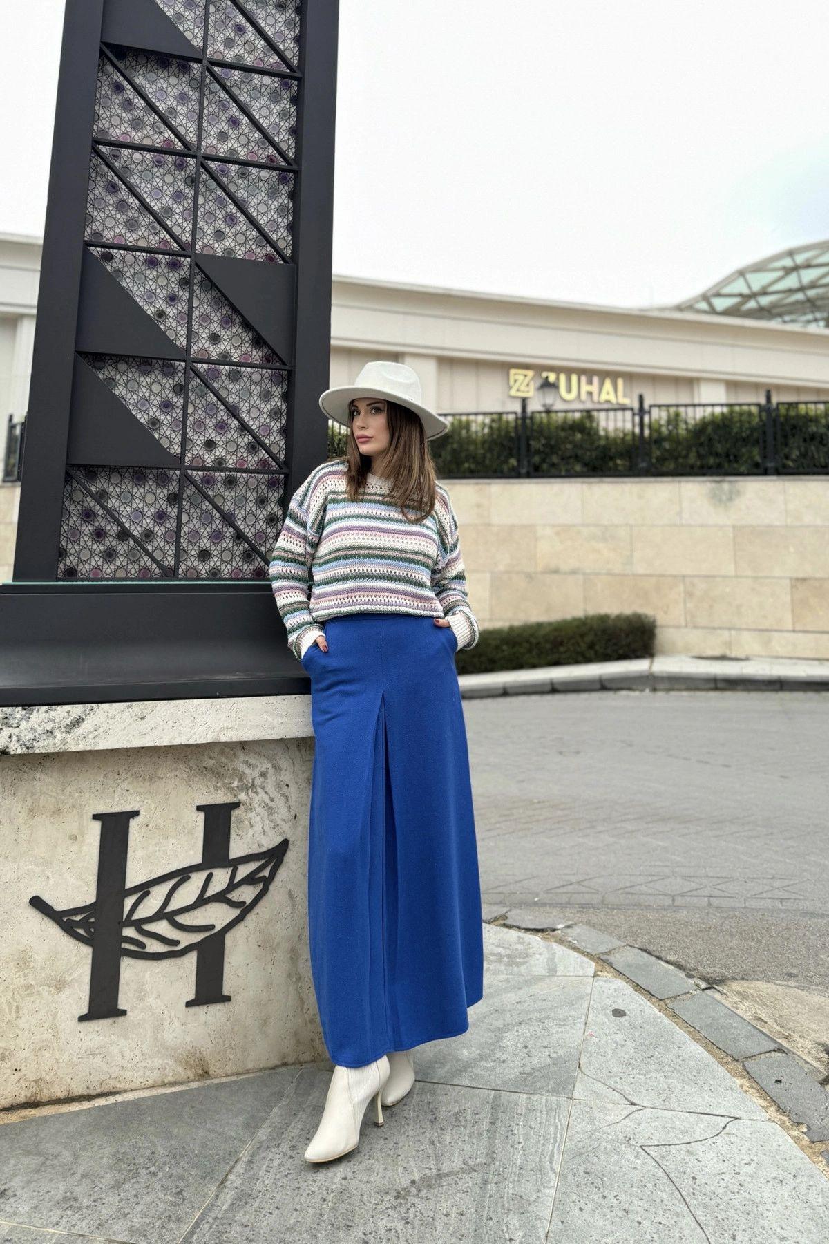 Cobalt blue Women Skirt