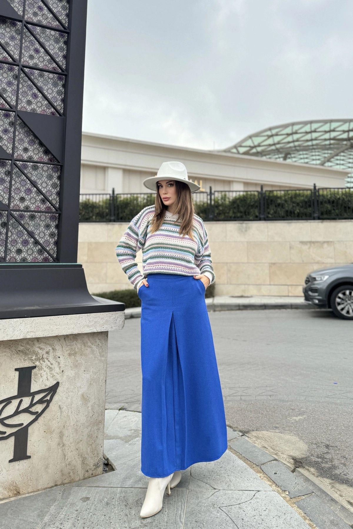 Cobalt blue Women Skirt