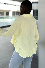 Yellow Women Shirt