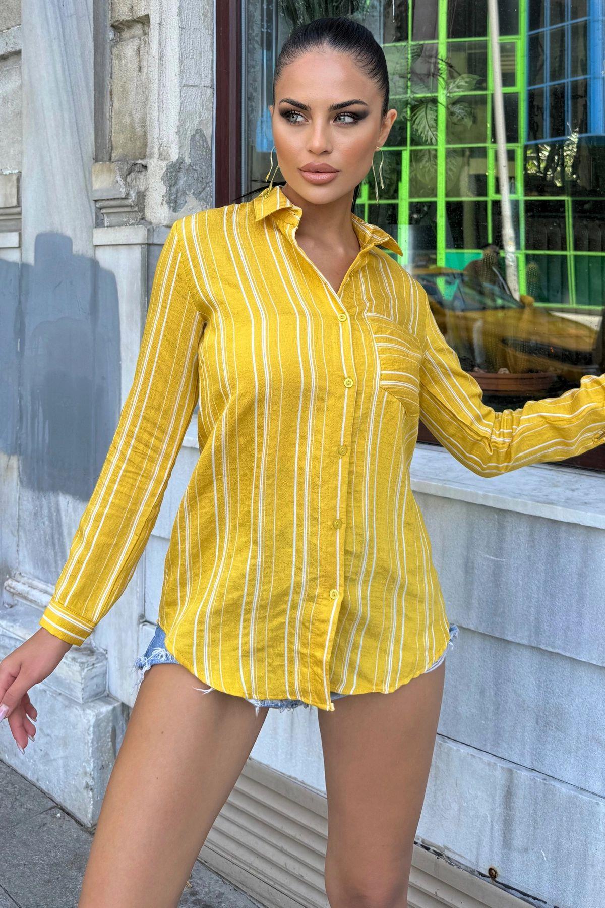 Yellow Women Shirt