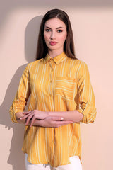 Yellow Women Shirt