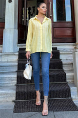 Yellow Women Shirt