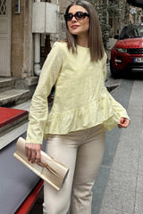 Yellow Women Blouse