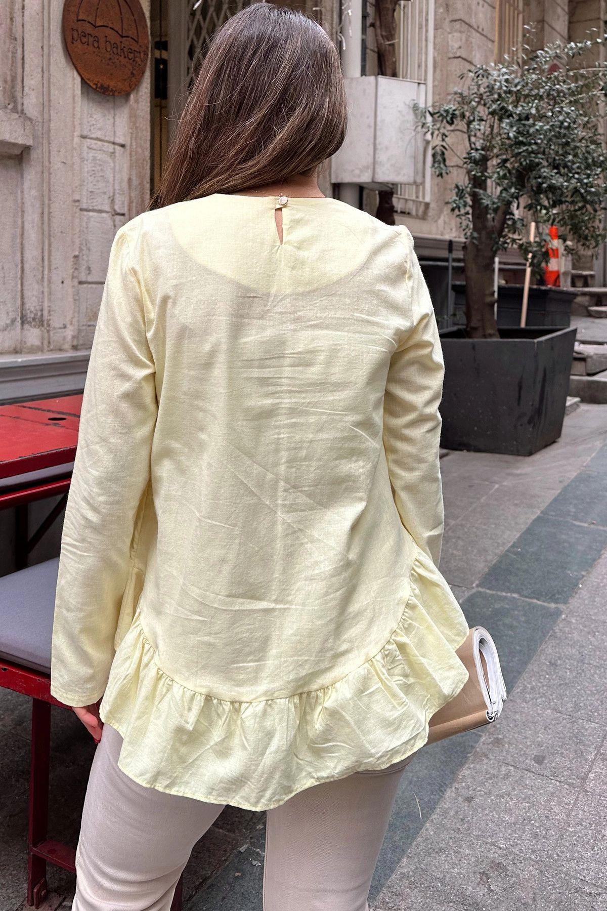 Yellow Women Blouse