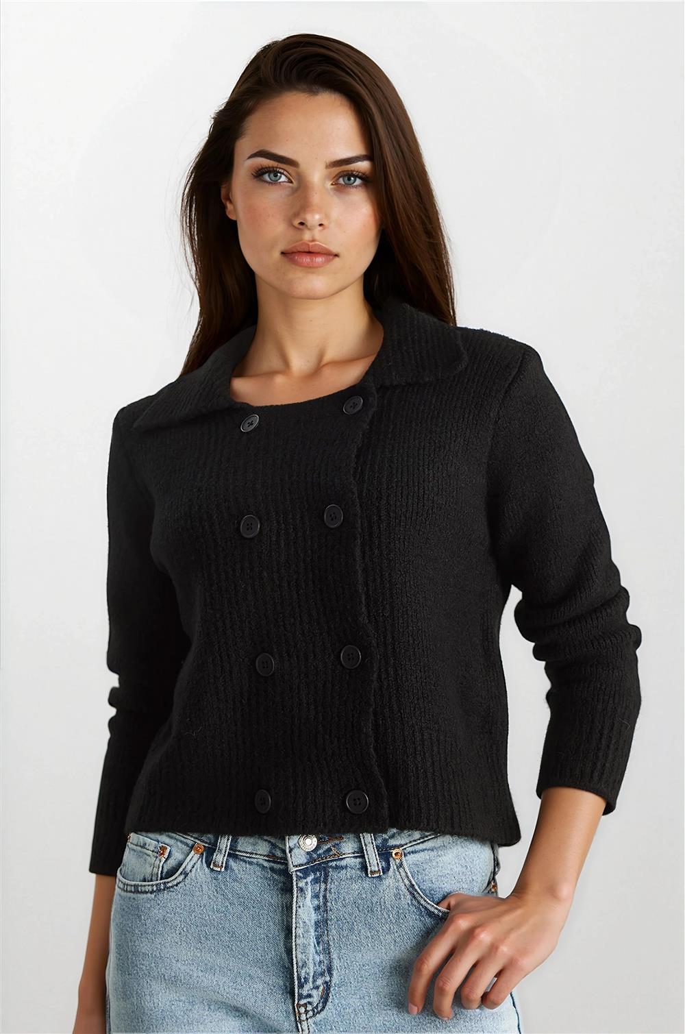 Black Women Cardigan