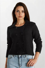 Black Women Cardigan