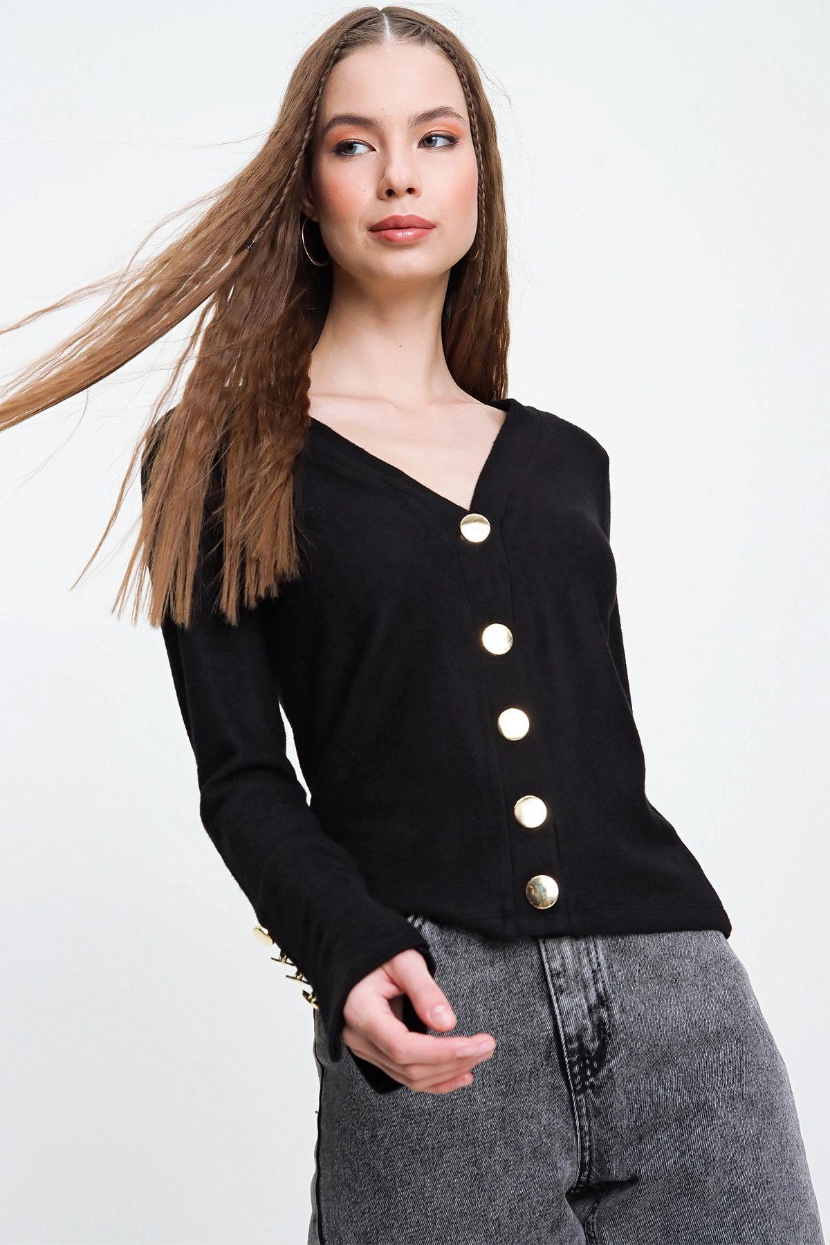 Black Women Cardigan