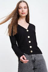 Black Women Cardigan