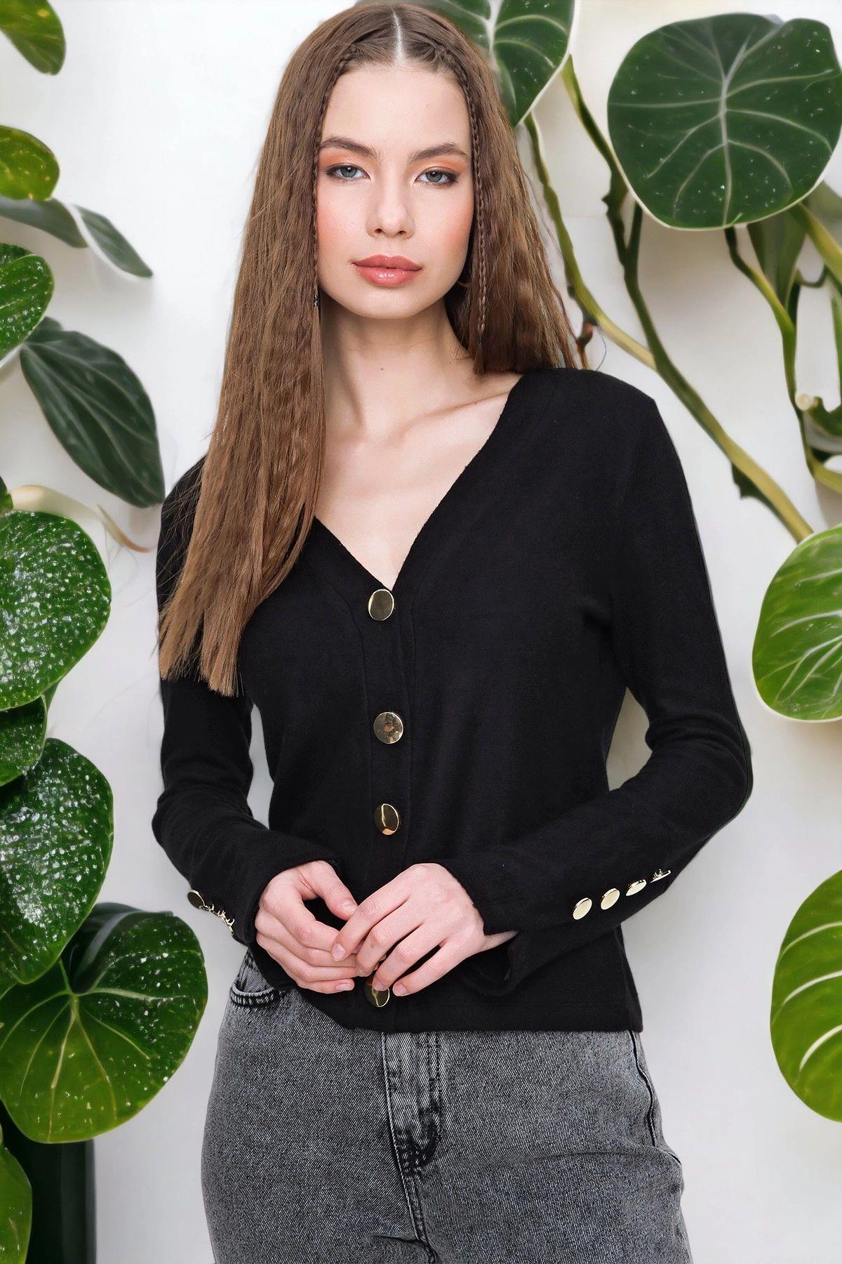Black Women Cardigan