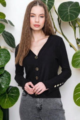 Black Women Cardigan