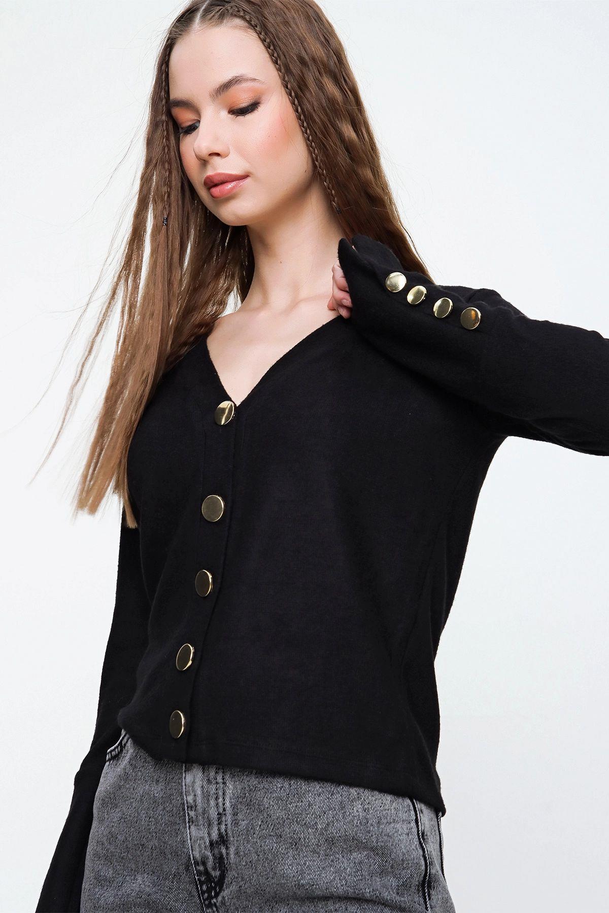 Black Women Cardigan