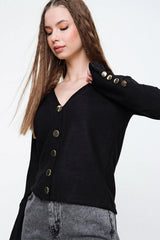 Black Women Cardigan