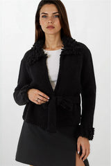 Black Women Cardigan
