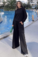 Black Women Two-Piece Set