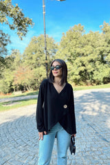 Black Women Cardigan