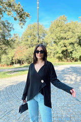 Black Women Cardigan