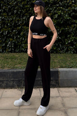 Black Women Pants