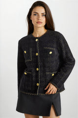 Black Women Cardigan