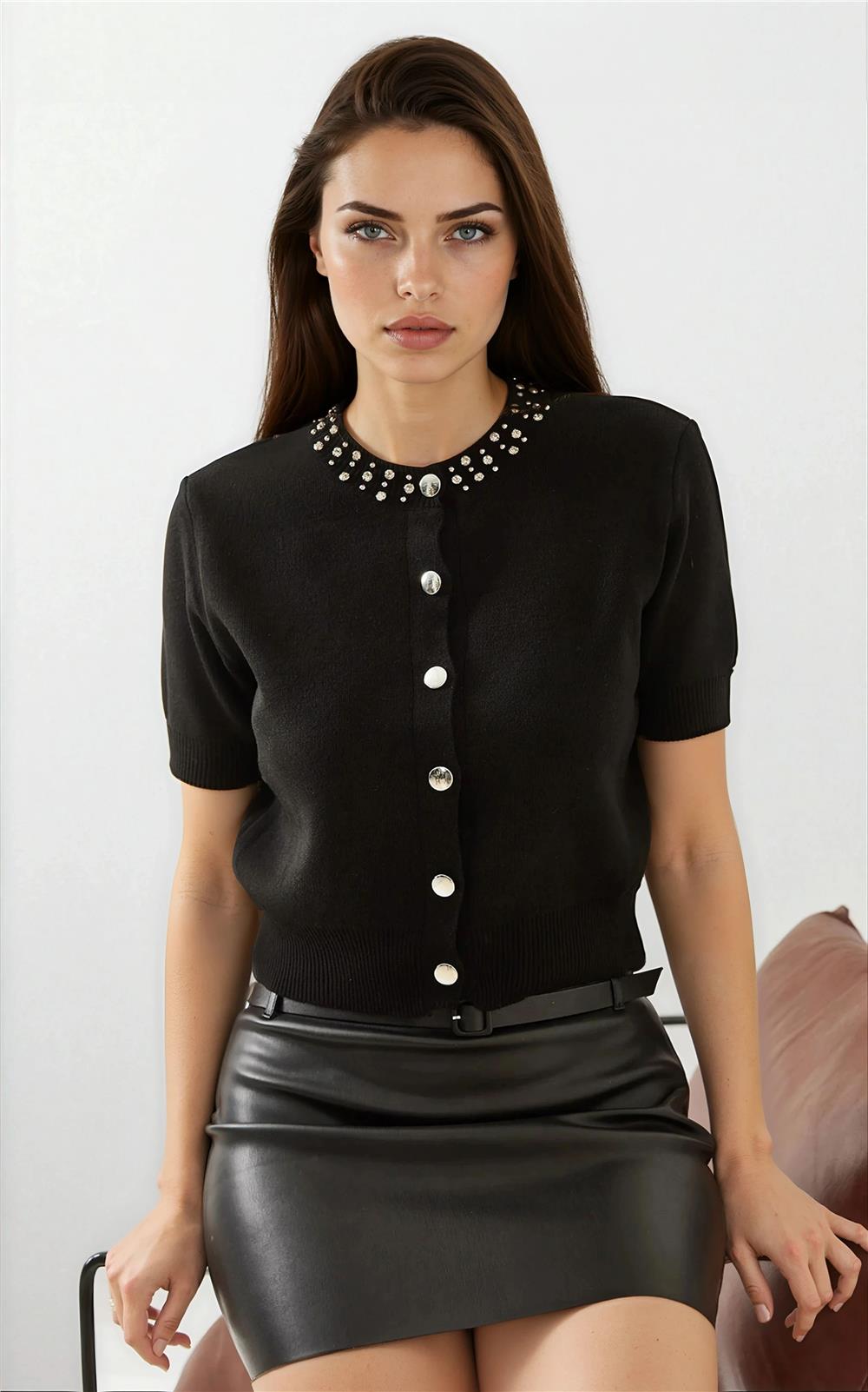 Black Women Cardigan