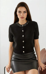 Black Women Cardigan