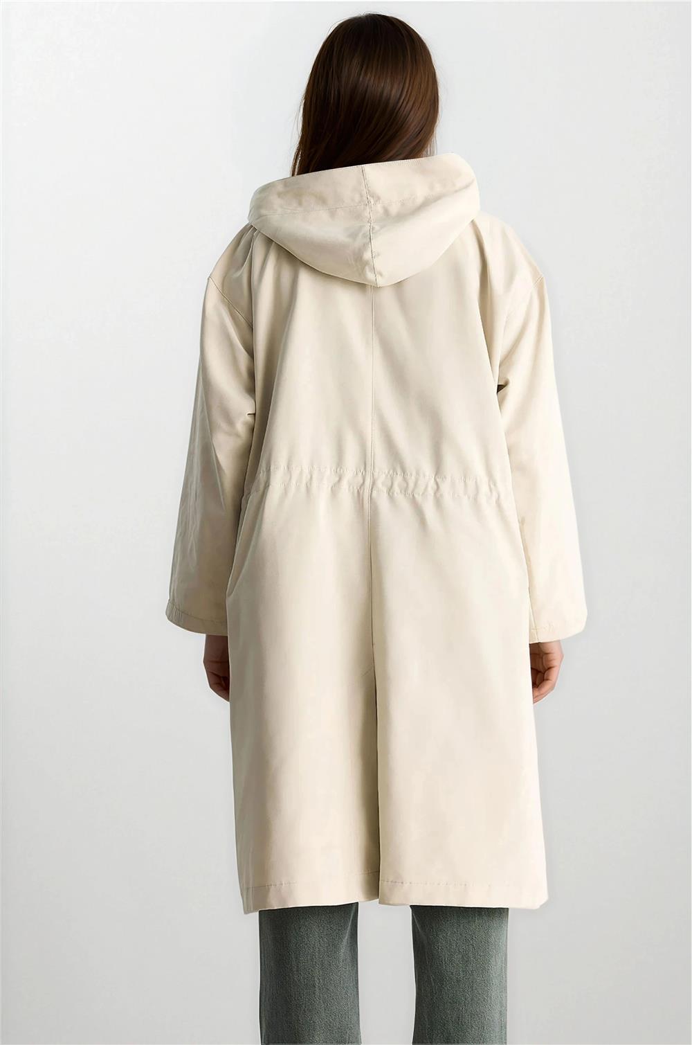 Stone Women Trench Coat