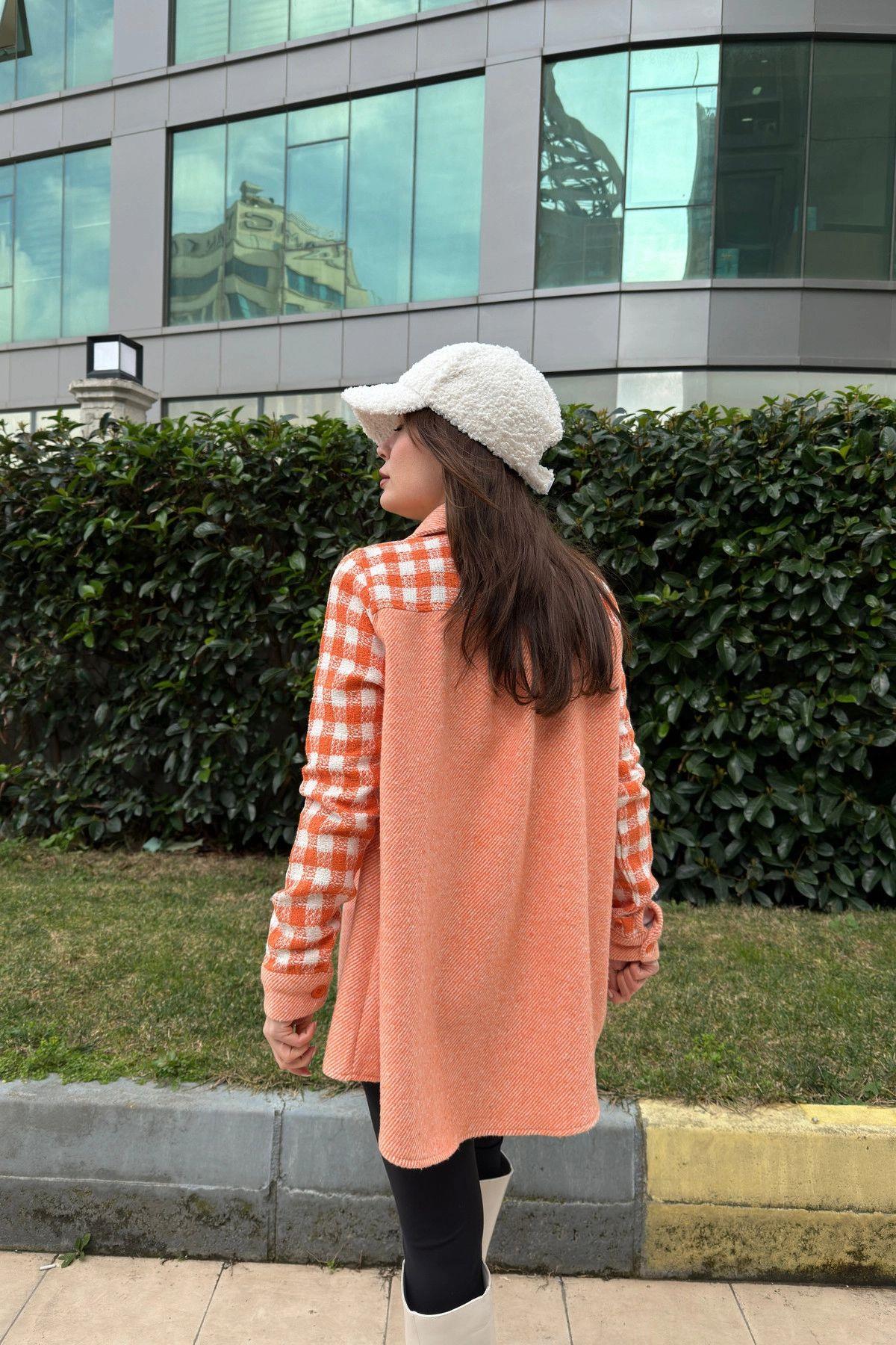 Orange Women Shirt