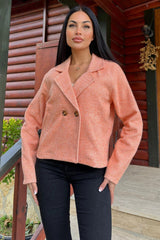Orange Women Jacket
