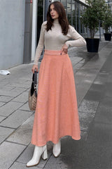 Orange Women Skirt