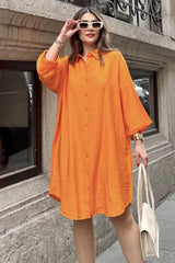 Orange Women Dress
