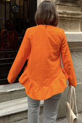 Orange Women Blouse