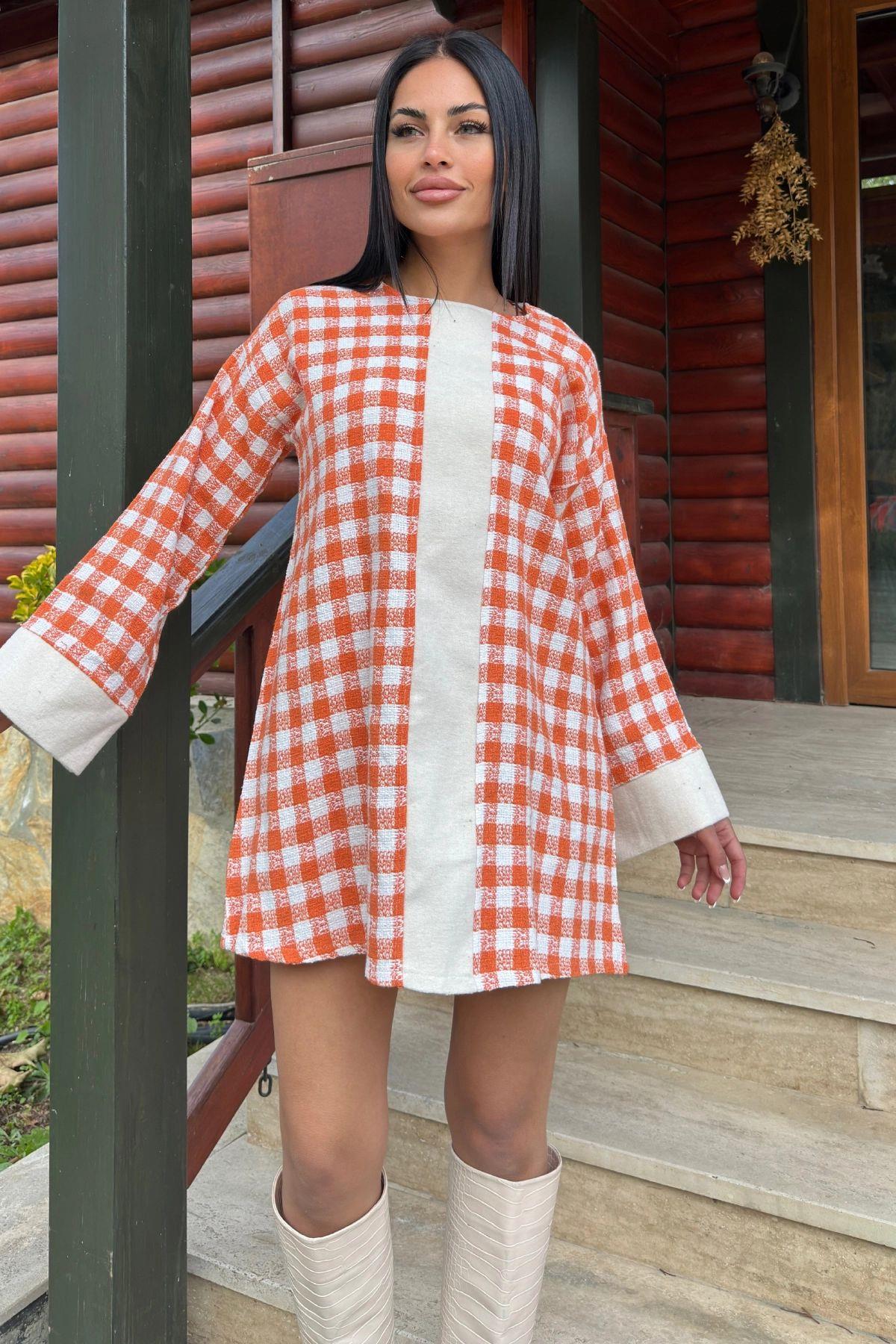 Orange Women Dress