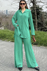 Benetton green Women Two-Piece Set