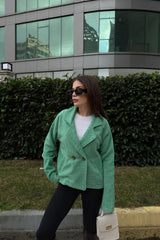 Green Women Jacket