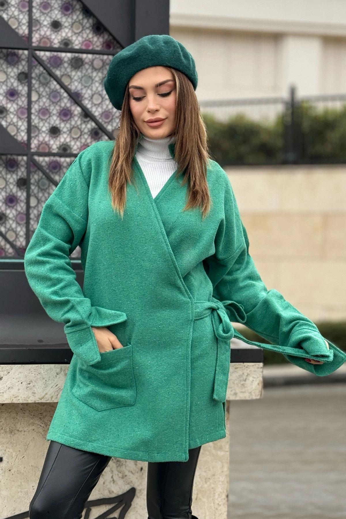 Green Women Jacket
