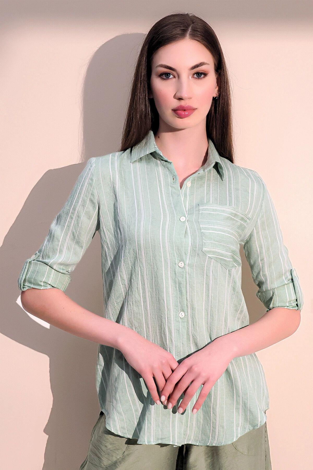 Green Women Shirt
