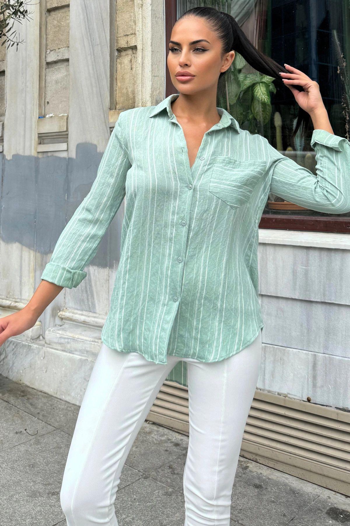 Green Women Shirt