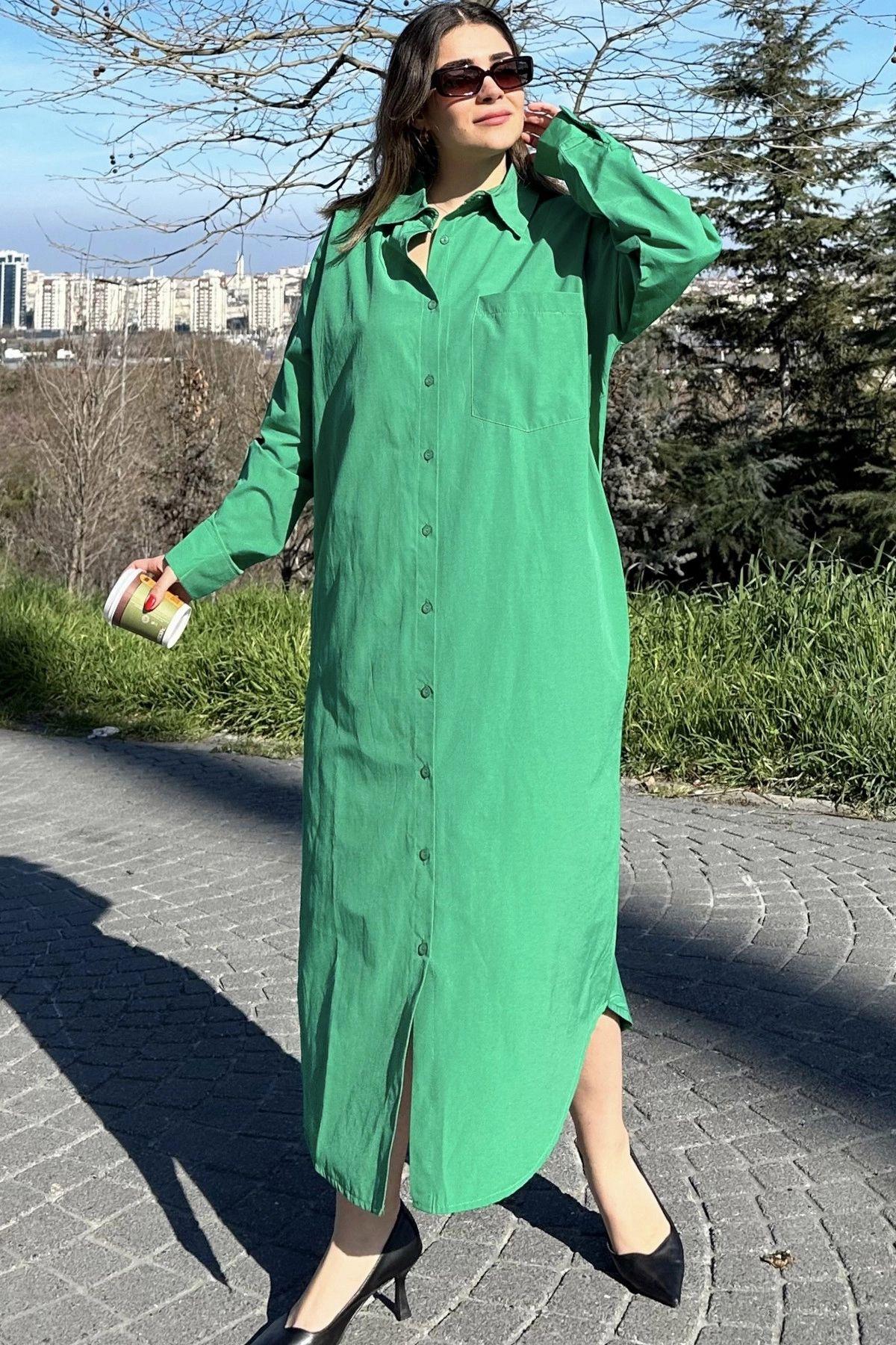 Benetton Green Women Dress