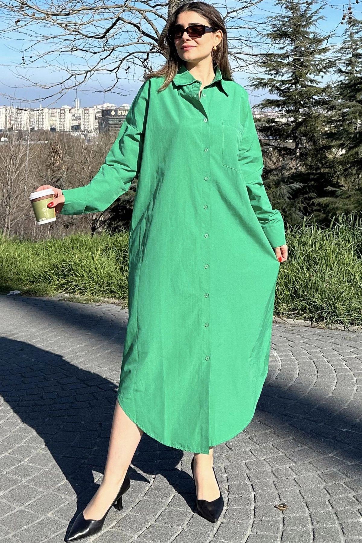 Benetton Green Women Dress