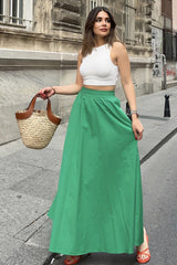 Benetton Green Women Skirt